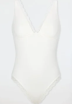 Soft-BH-Body Spitze off-white - Unique Cotton