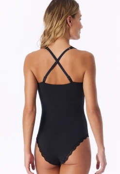 Soft-BH-Body Spitze schwarz - Unique Cotton