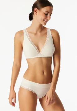 Soft-BH gemoldet ohne Bügel Spitze off-white - Unique Cotton