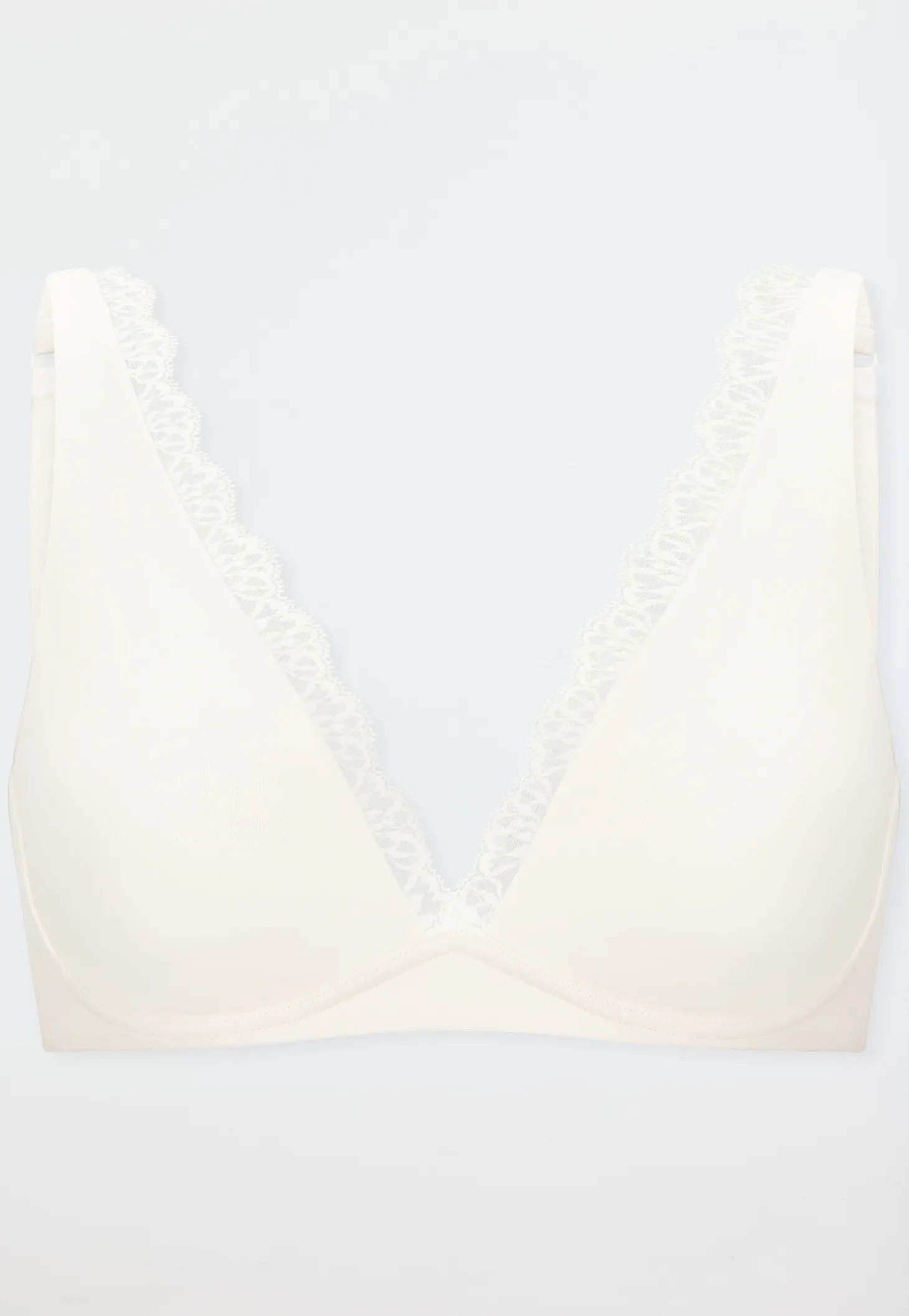 Soft-BH gemoldet ohne Bügel Spitze off-white - Unique Cotton