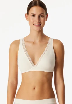 Soft-BH gemoldet ohne Bügel Spitze off-white - Unique Cotton