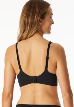 Soft BH mit Schale schwarz - Unique Cotton