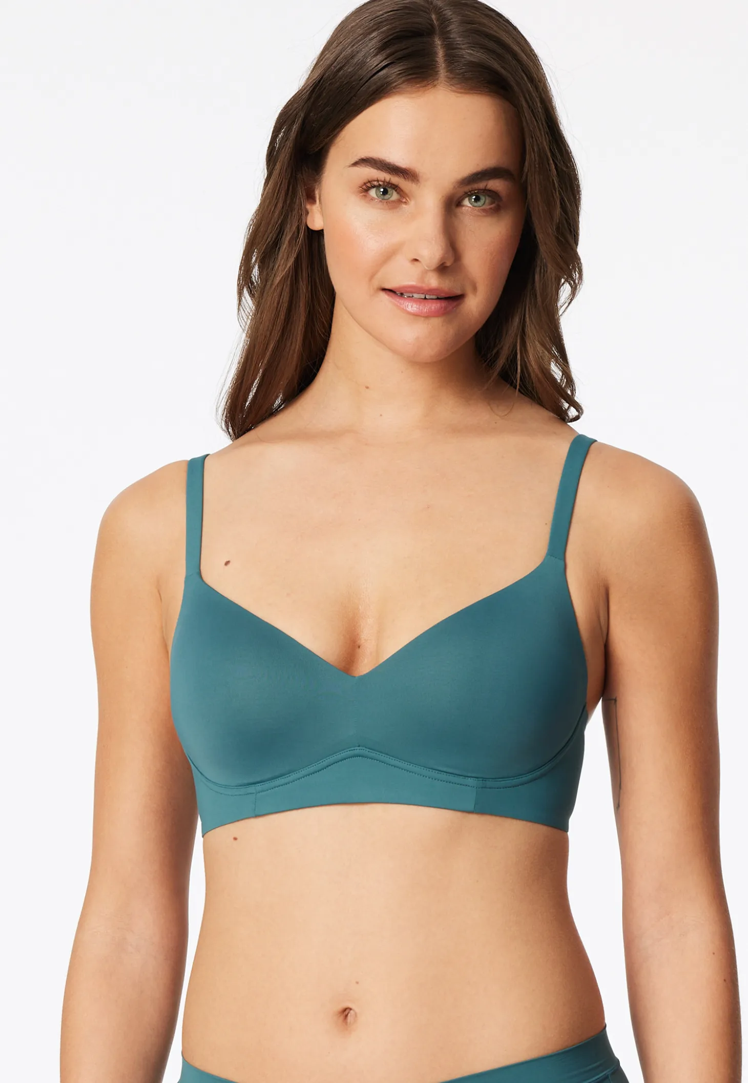 Soft-BH mit Schale und gleitenden Cups grün - Unique Micro