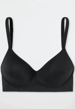 Soft-BH mit Schale und gleitenden Cups schwarz - Unique Micro