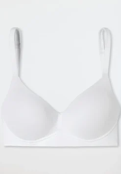 Soft-BH mit Schale und gleitenden Cups weiß - Unique Micro