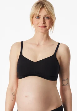 Soft-Bra Schwangerschaftswäsche schwarz - Unique Maternity