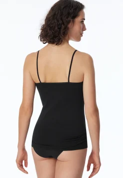 Spaghetti-Top 2er-Pack schwarz - 95/5