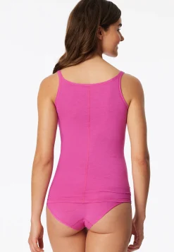 Spaghetti-Top intense pink - Personal Fit