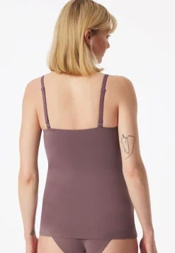 Spaghettitop Schwangerschaftswäsche mauve - Unique Maternity