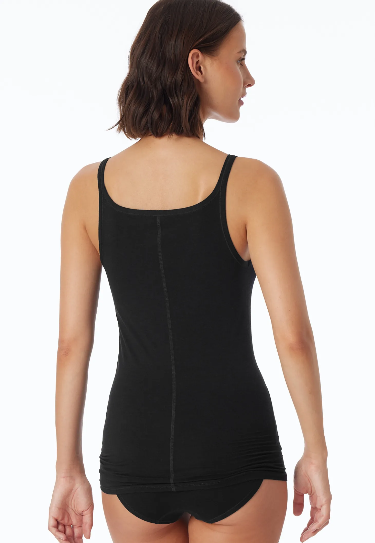 Spaghetti-Top schwarz - Personal Fit
