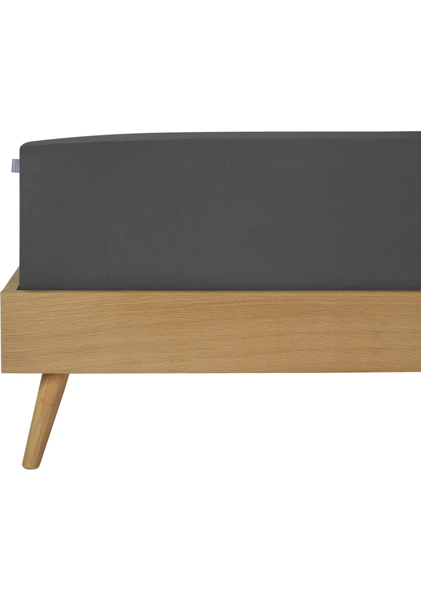 Spannbettlaken Jersey anthrazit - SCHIESSER Home
