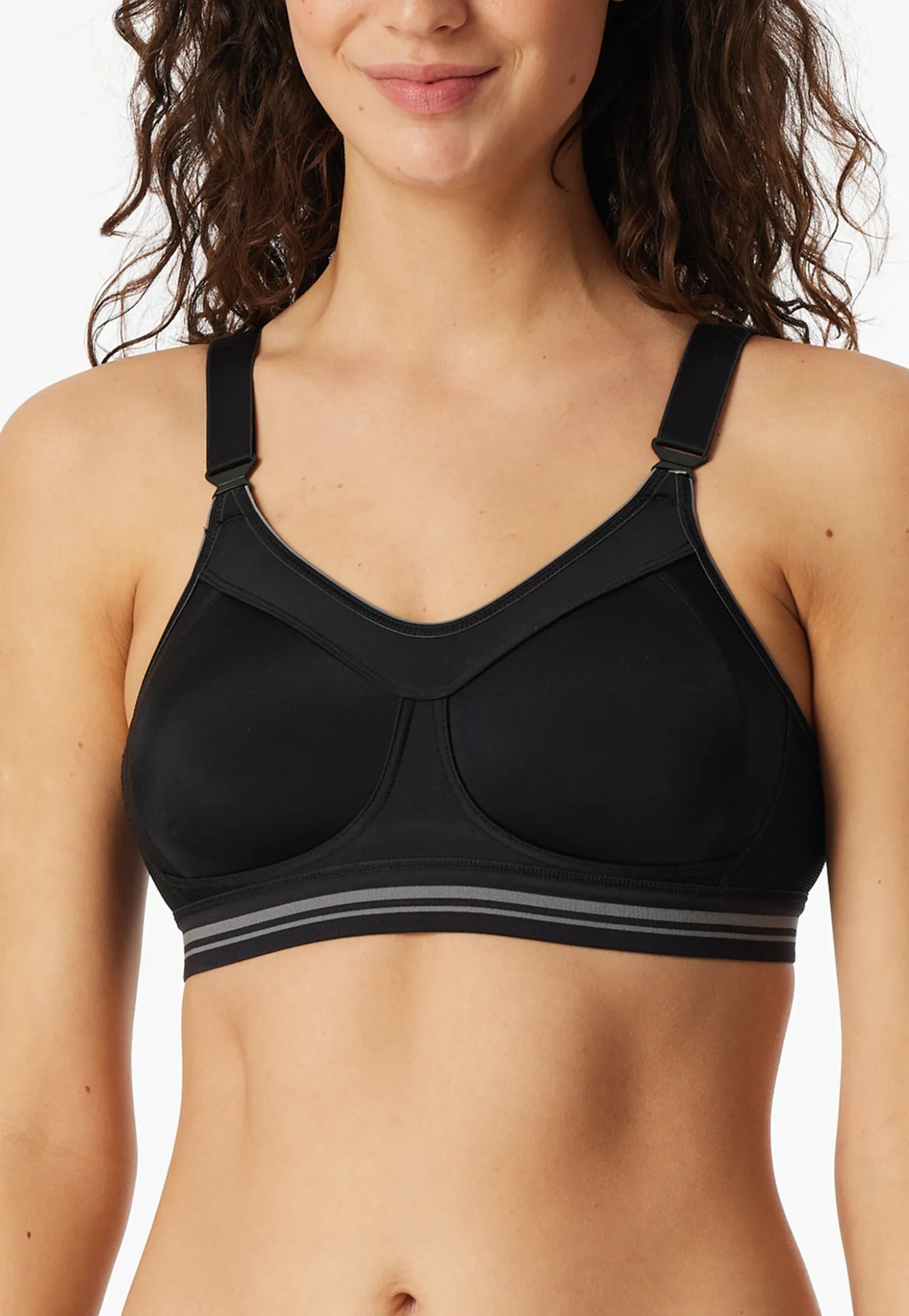 Sport-BH Aktiv High Impact schwarz - SCHIESSER Sport