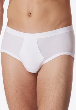 Sportslip mit Eingriff Feinripp weiß - Original Classics
