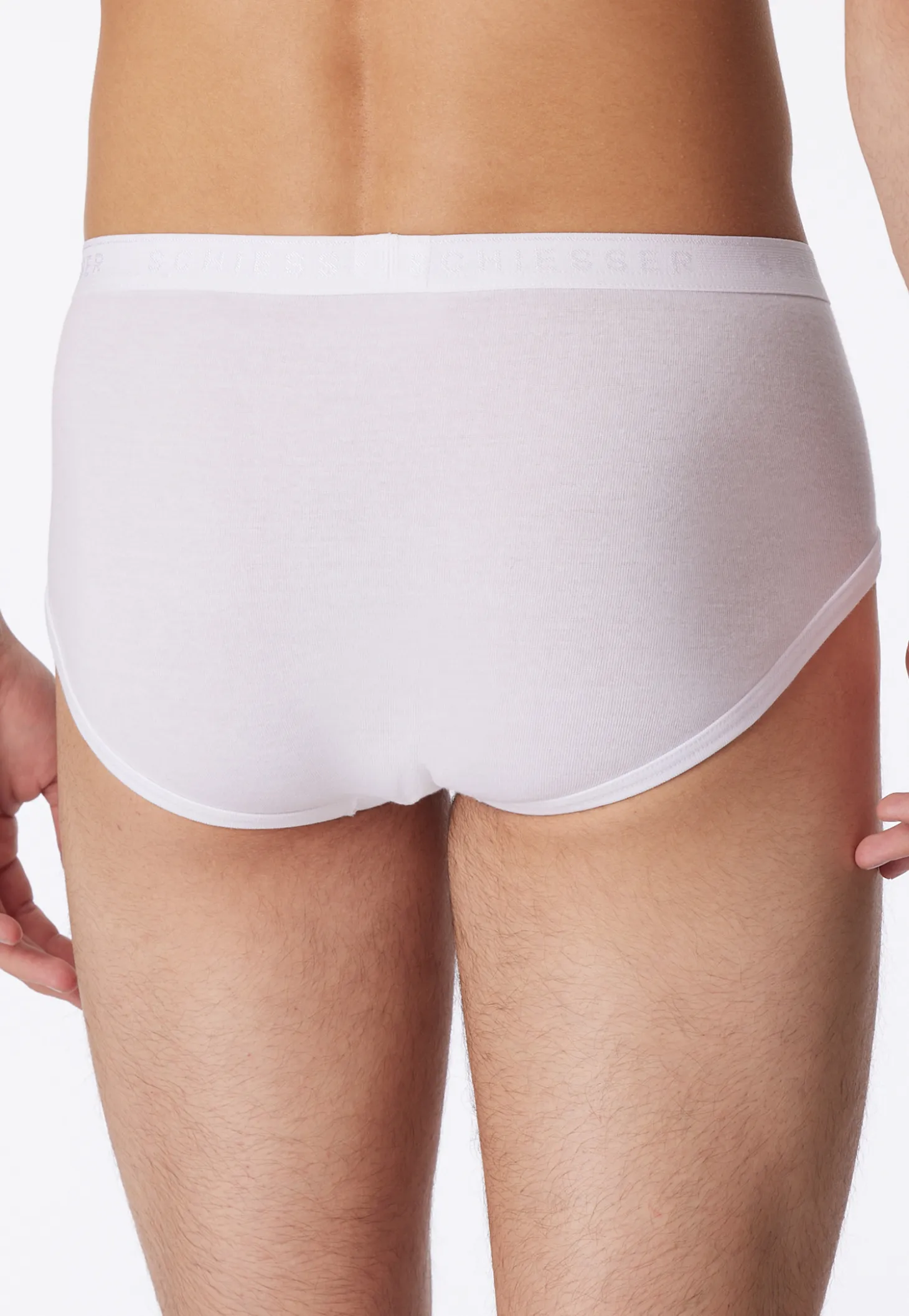 Sportslips 2er-Pack mit Eingriff Feinripp weiß - Original Feinripp