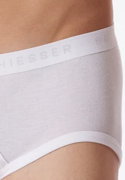 Sportslips 2er-Pack mit Eingriff Feinripp weiß - Original Feinripp
