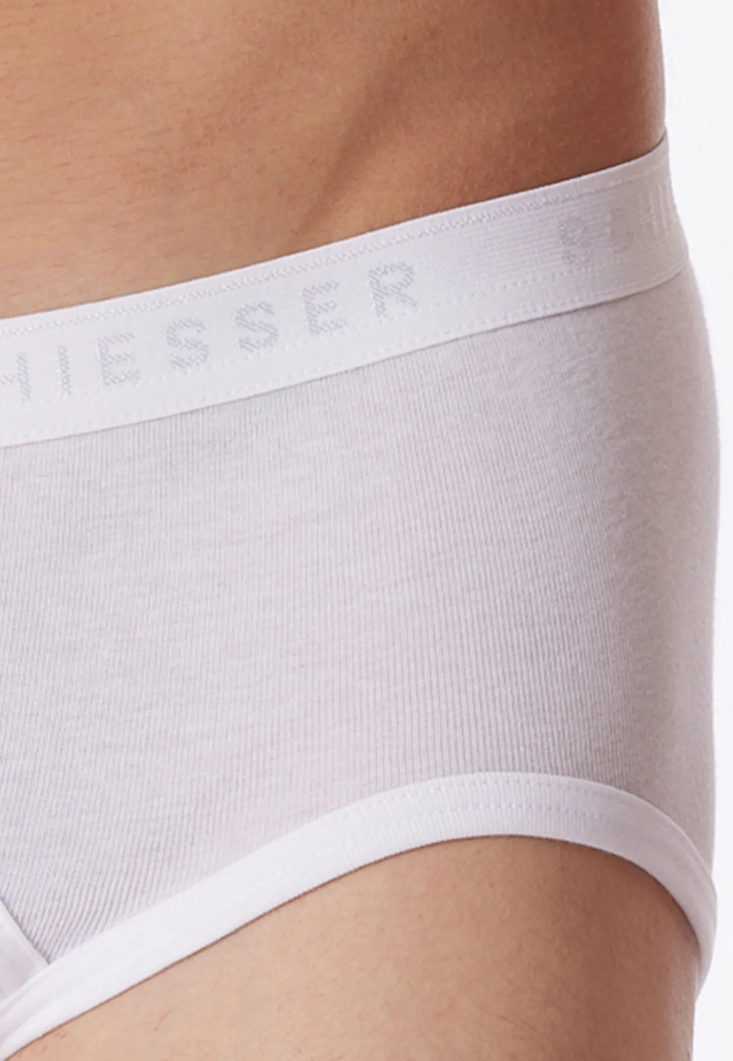 Sportslips 2er-Pack mit Eingriff Feinripp weiß - Original Feinripp