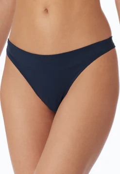 String Microfaser Spitze nachtblau - Invisible Lace