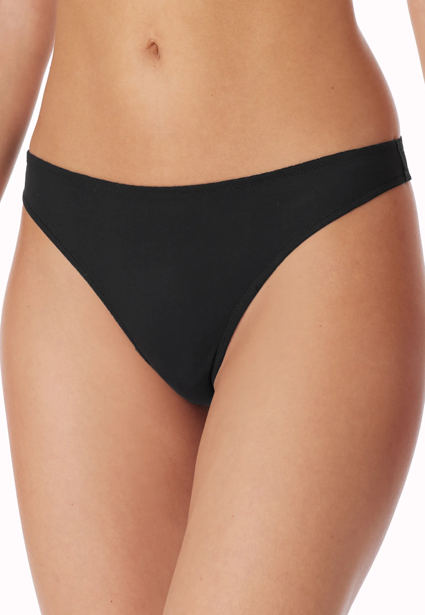 String Microfaser Spitze schwarz - Invisible Lace