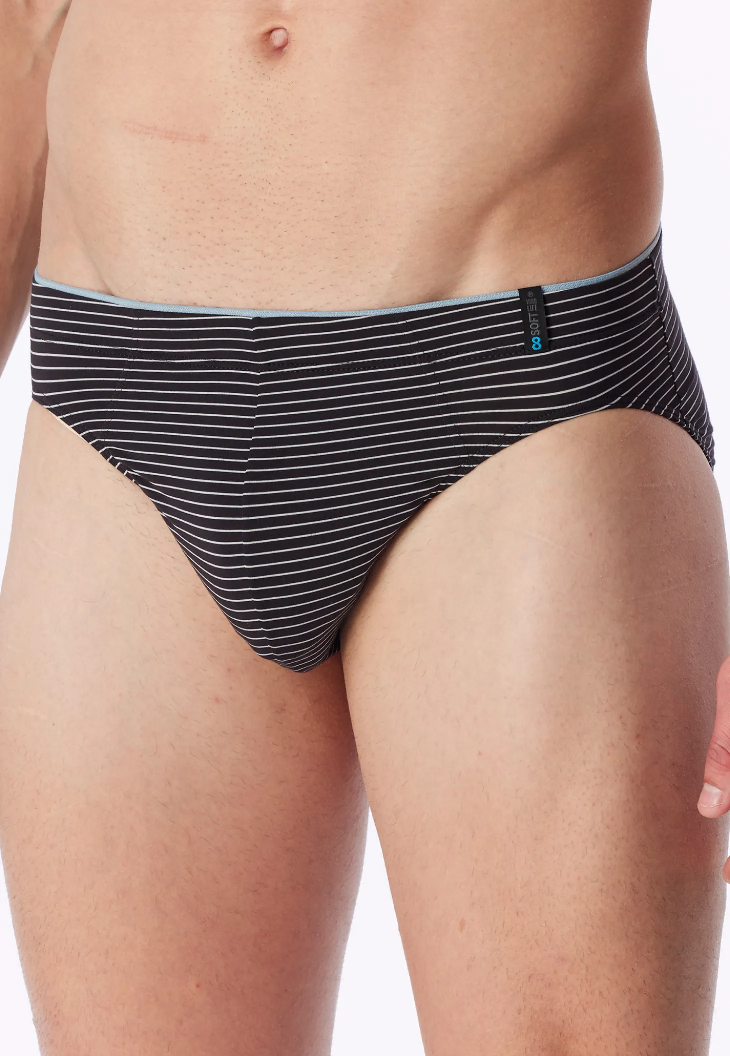 Supermini graphit gestreift - Long Life Soft