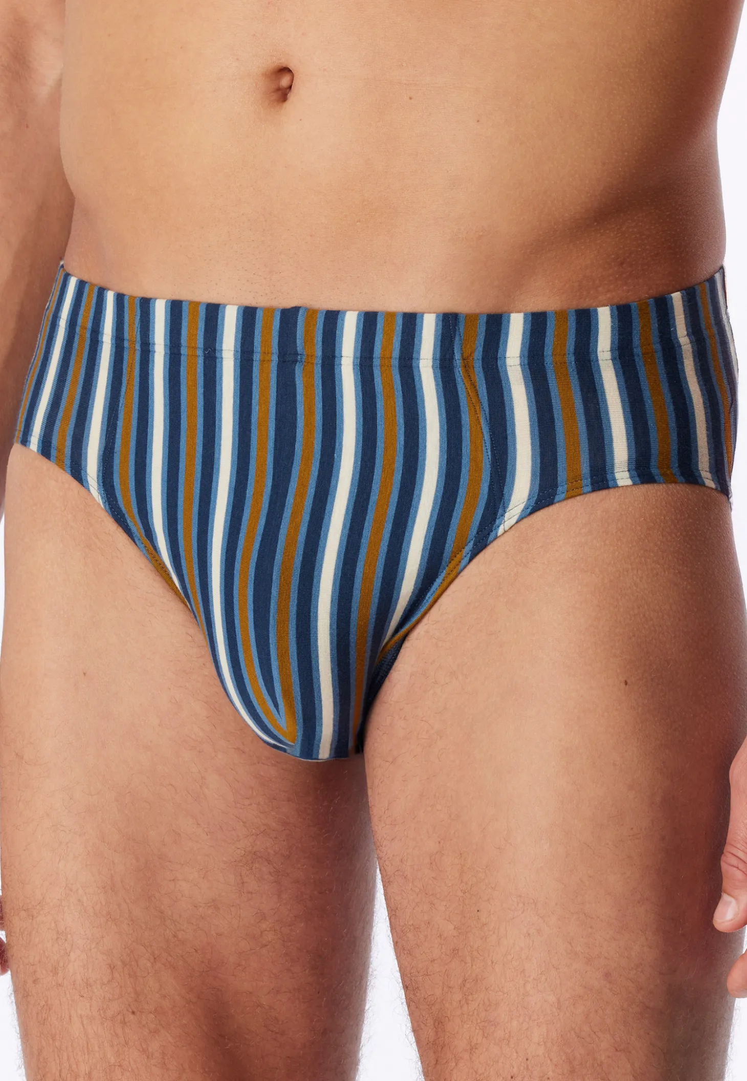 Supermini Slip aqua gestreift - 95/5