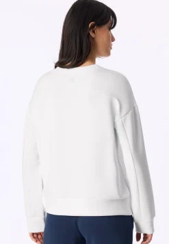 Sweatshirt Doubleface weiß - Mix+Relax