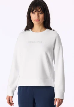 Sweatshirt Doubleface weiß - Mix+Relax