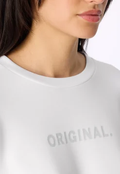 Sweatshirt Doubleface weiß - Mix+Relax