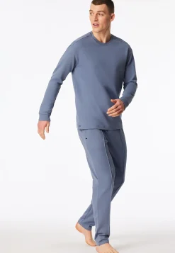 Sweatshirt langarm blaugrau - Mix+Relax
