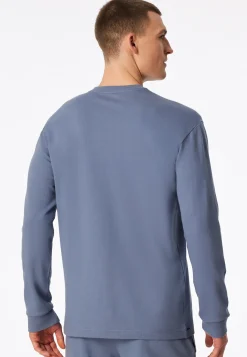 Sweatshirt langarm blaugrau - Mix+Relax