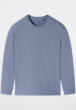 Sweatshirt langarm blaugrau - Mix+Relax