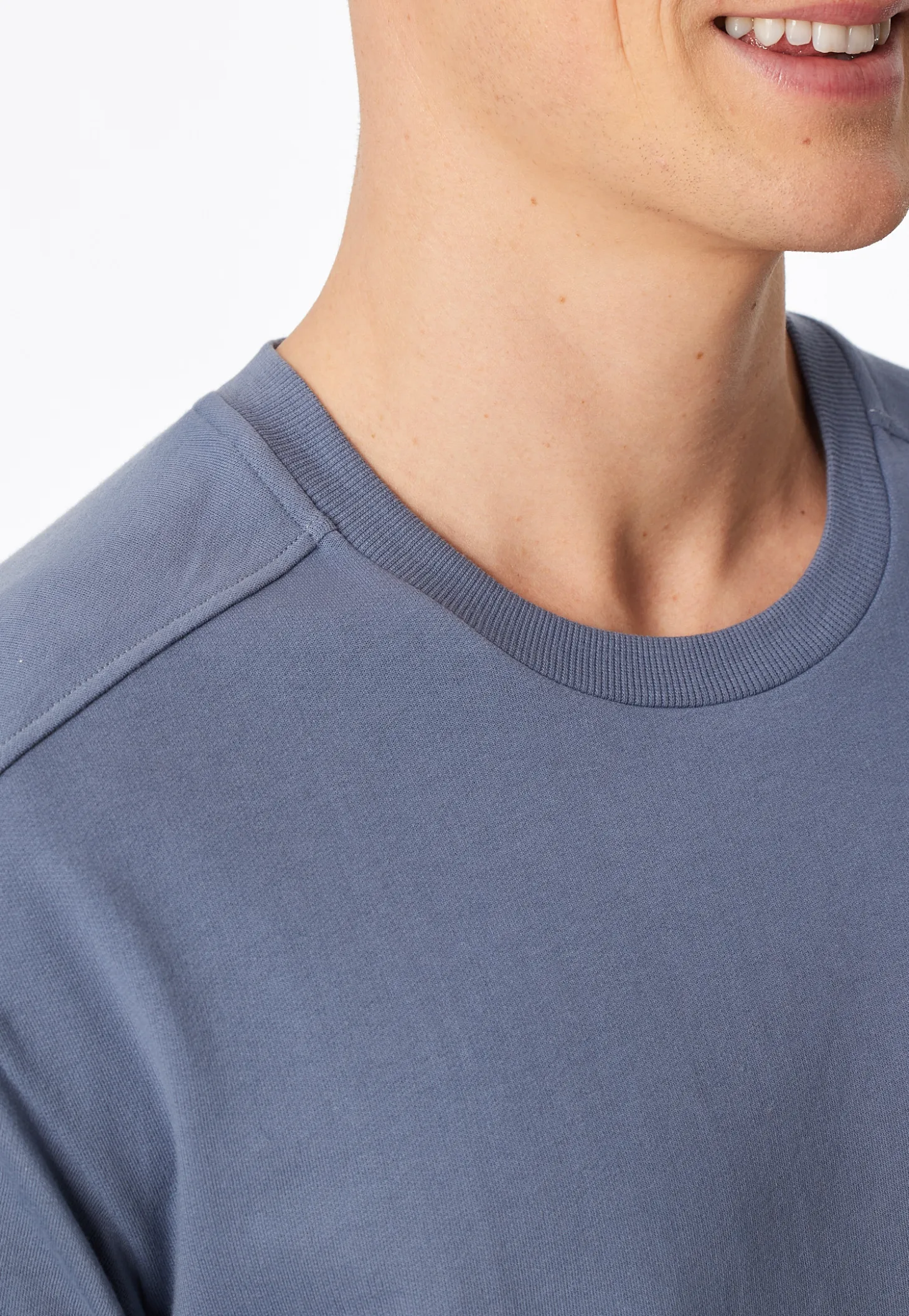Sweatshirt langarm blaugrau - Mix+Relax
