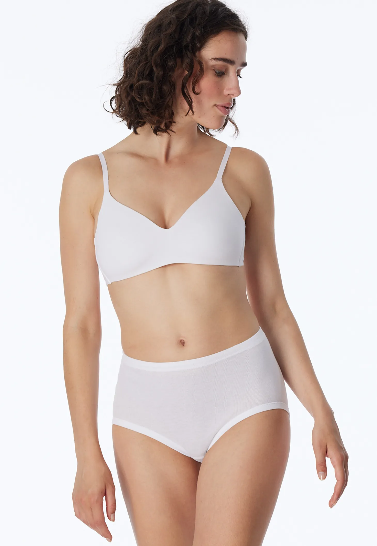 Taillenslips 2er- Pack Feinripp weiß - Original Feinripp
