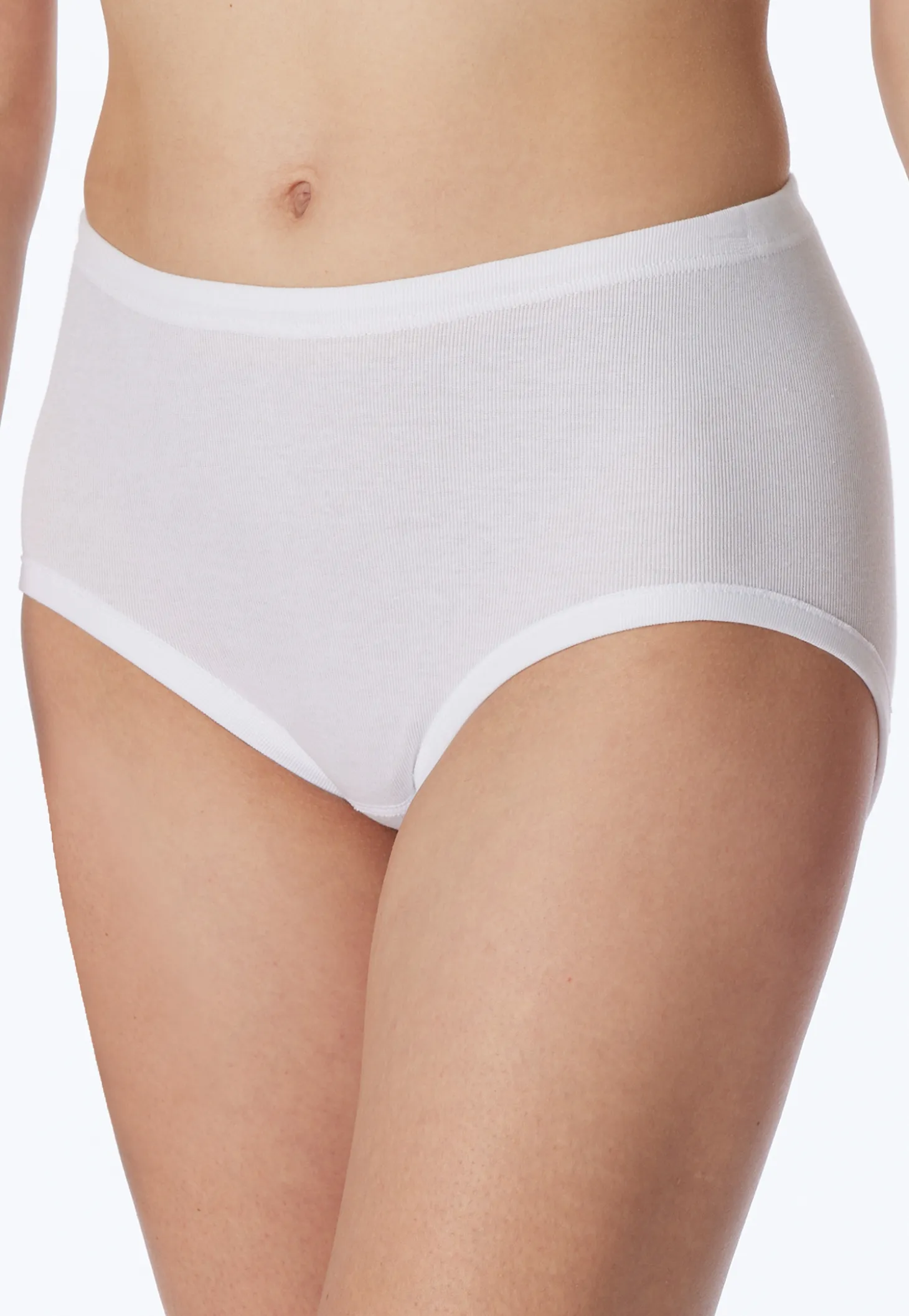 Taillenslips 2er- Pack Feinripp weiß - Original Feinripp