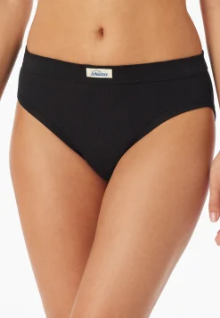 Tai-Slip Feinripp schwarz - Revival Paula