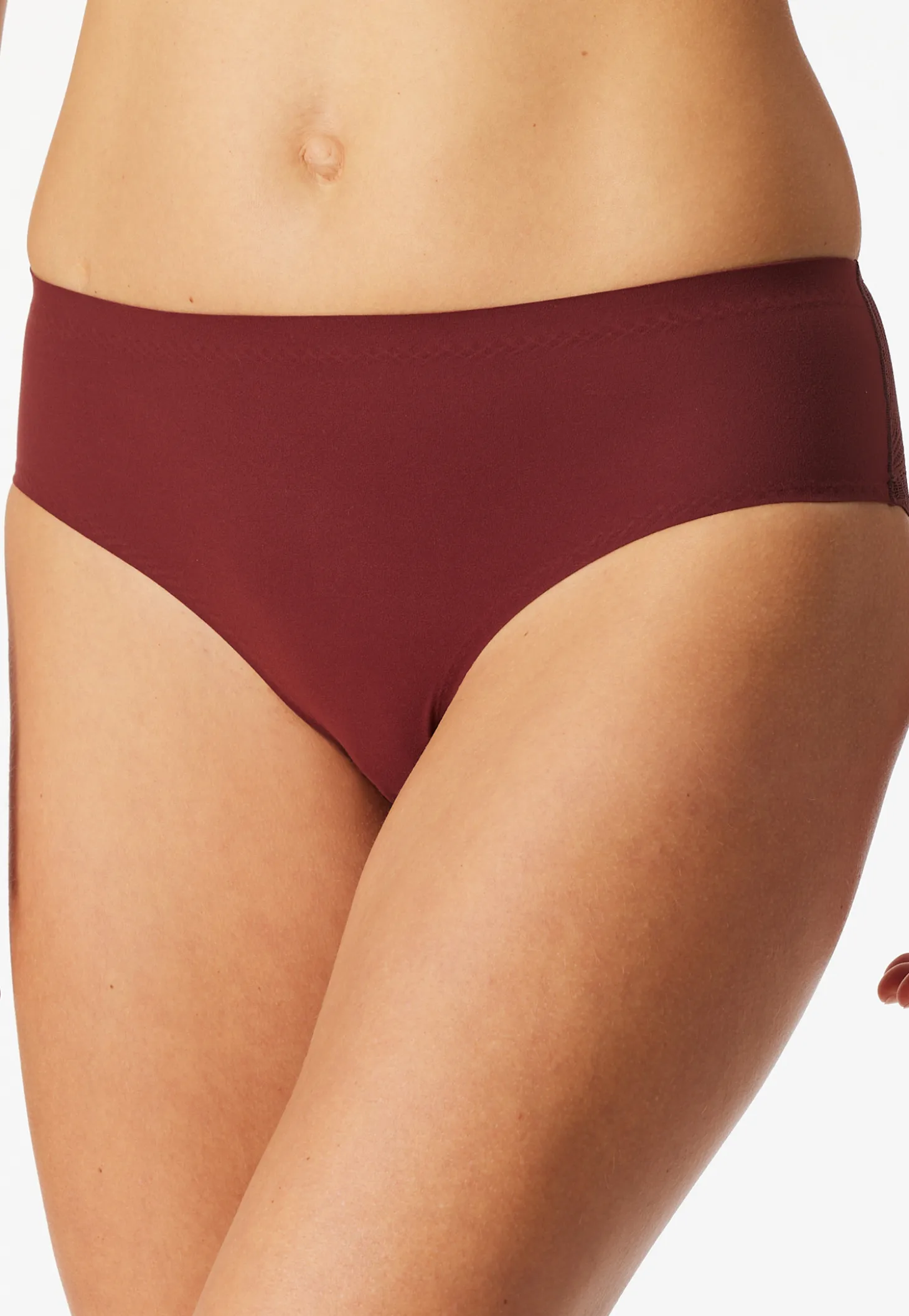 Tai Slip seamless Spitze burgund - Invisible Soft Lace