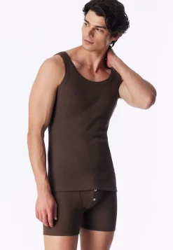 Tanktop dunkelbraun - Revival Friedrich