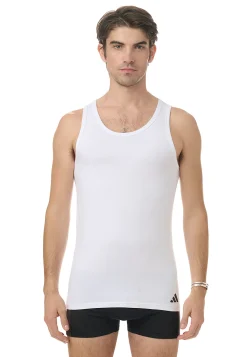 Tank Top 2er-Pack Weiss - ADIDAS