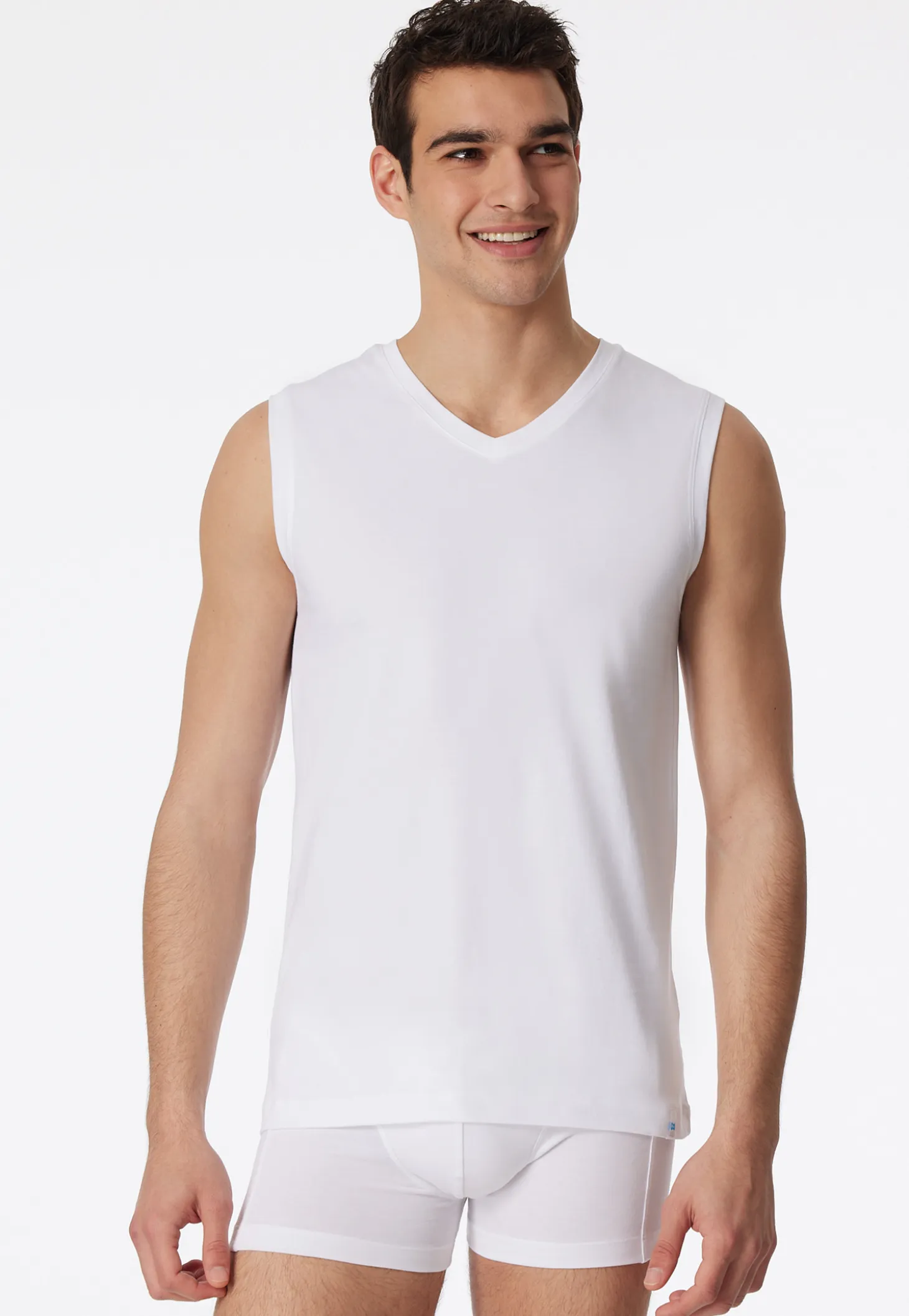 Tank Top weiß - Long Life Cotton