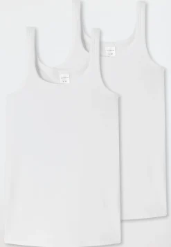 Tops 2er-Pack weiß - 95/5