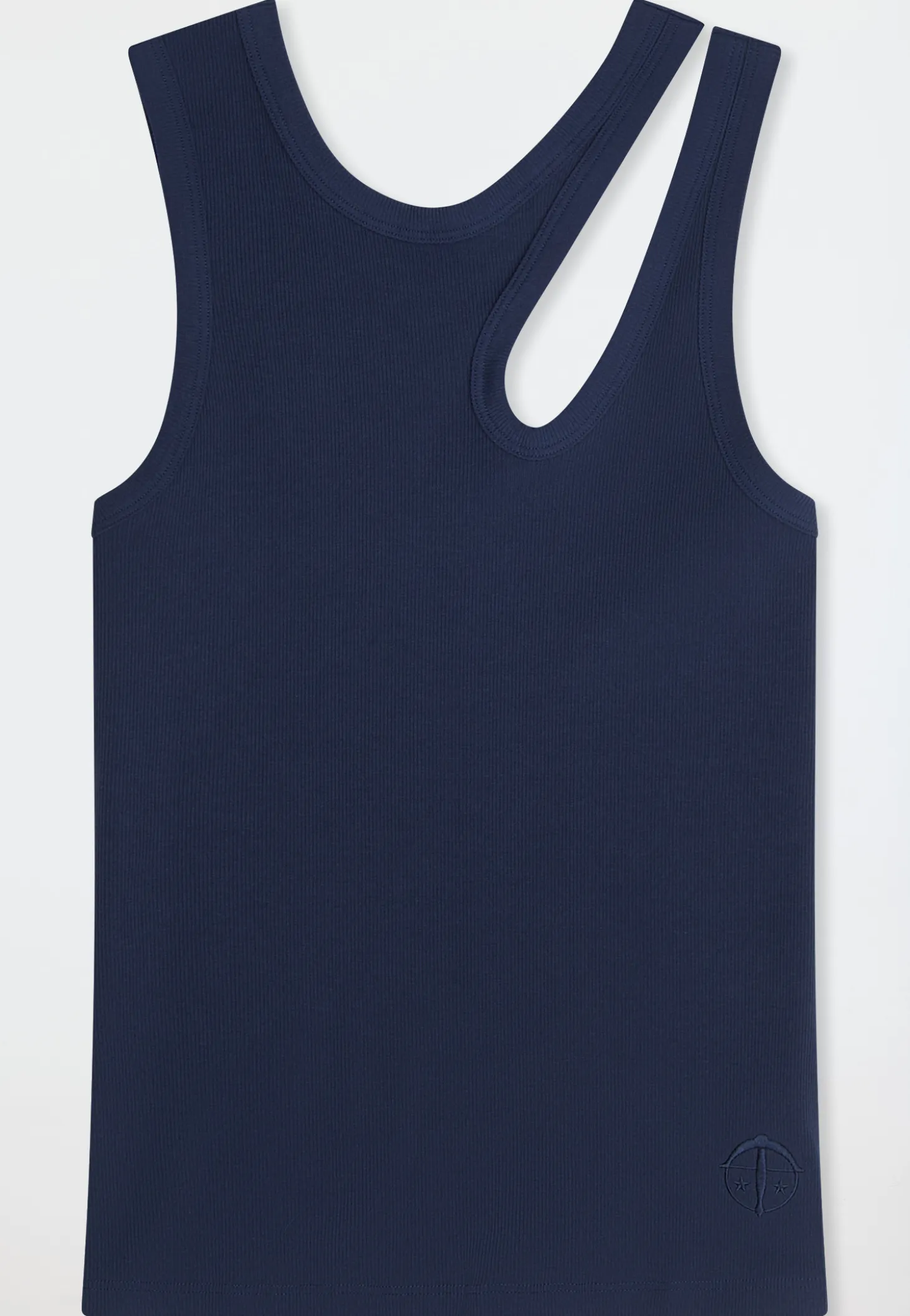 Trägertop Doppelripp Cutout admiral - SCHIESSER 150 Years