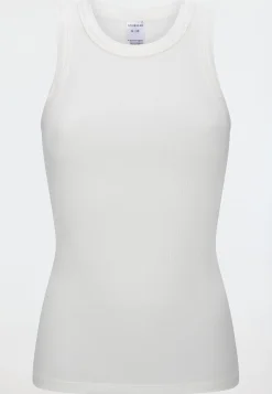 Trägertop Feinripp off-white - Revival Paula