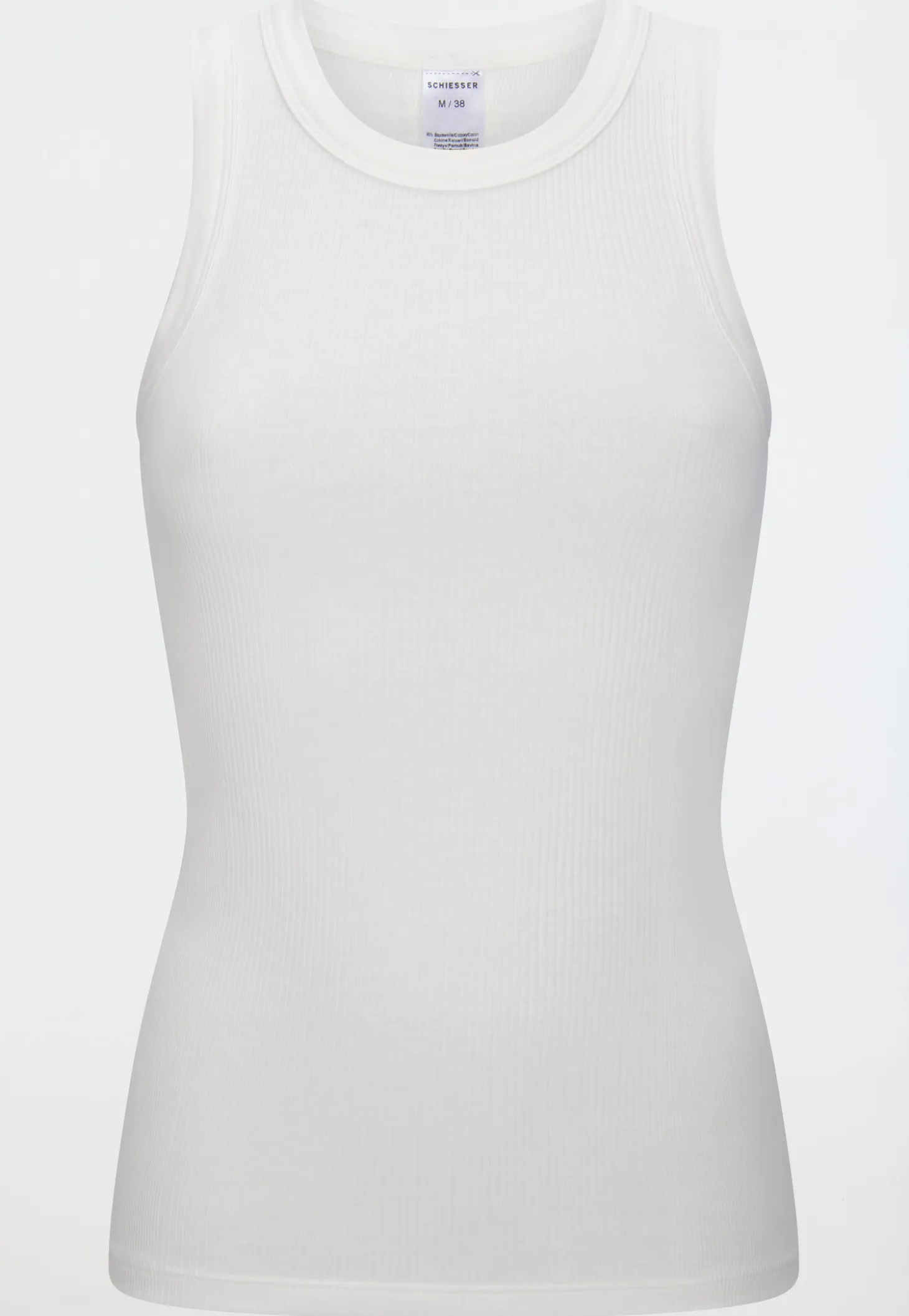 Trägertop Feinripp off-white - Revival Paula