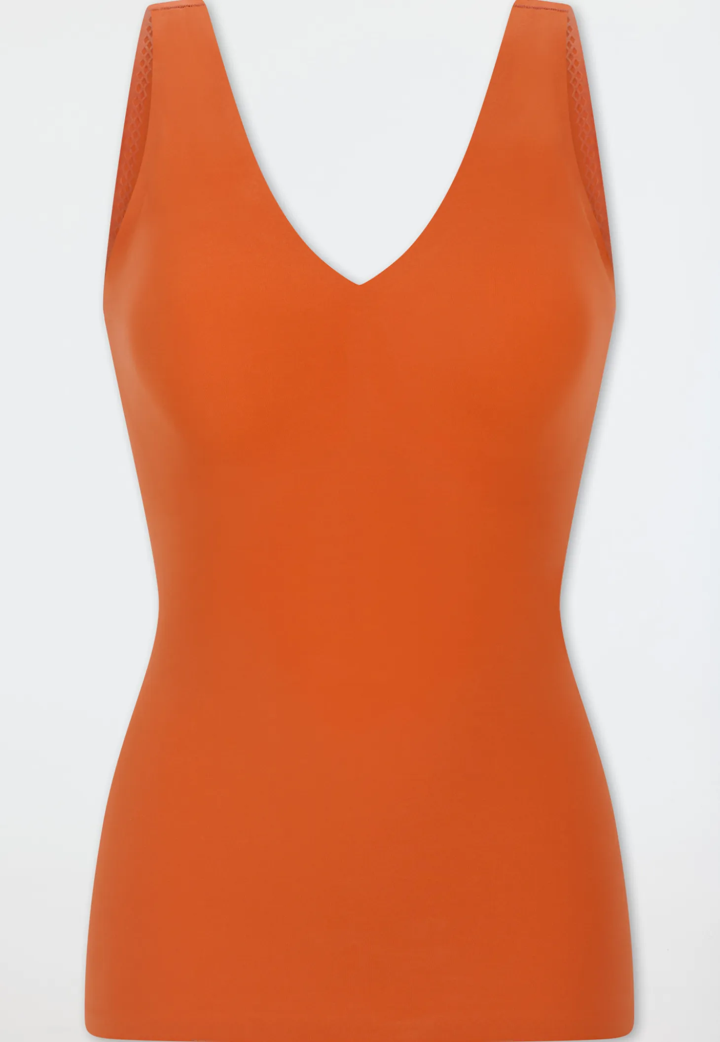 Trägertop Mikrofaser herausnehmbare Pads terracotta - Invisible Soft