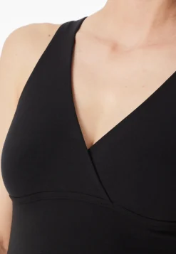 Trägertop Schwangerschaftswäsche schwarz - Unique Maternity