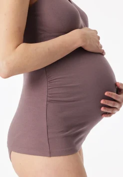 Trägertop Schwangerschaftswäsche mauve - Unique Maternity