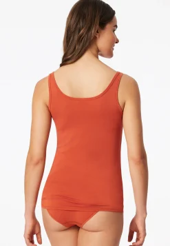 Trägertops 2er-Pack terracotta/creme - Modal Essentials
