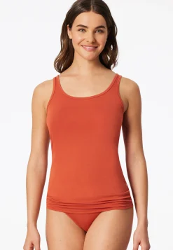 Trägertops 2er-Pack terracotta/creme - Modal Essentials