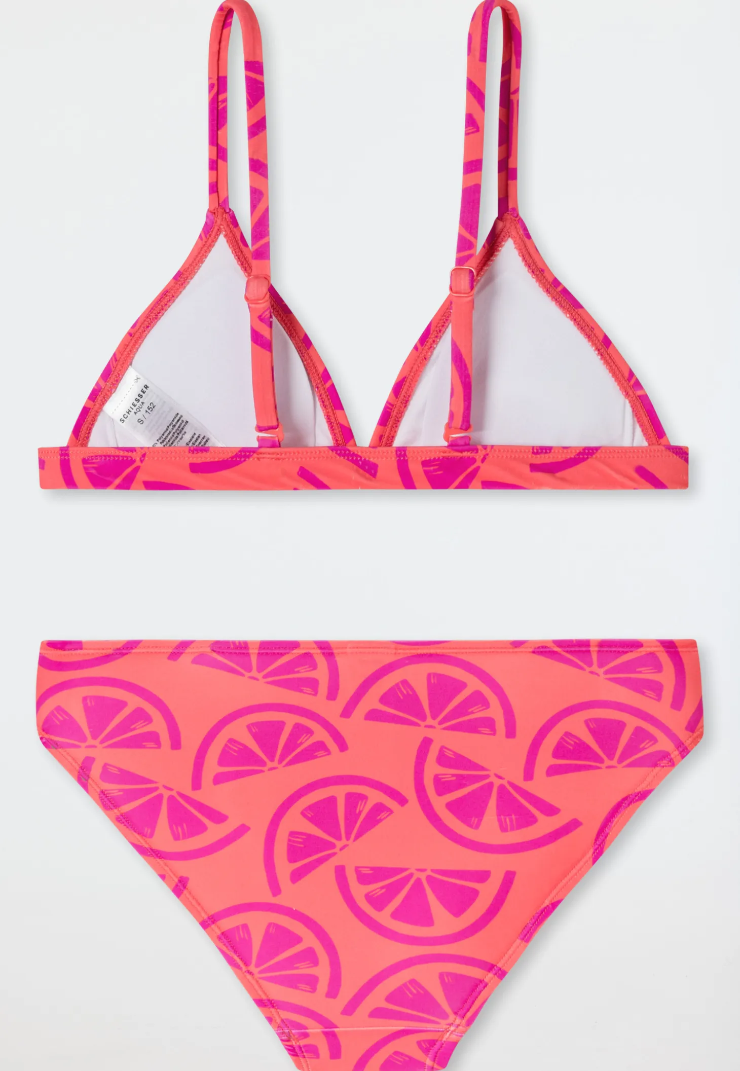 Triangel Bikini Set Zitronen UV-Schutz 40+ vivid red - Aqua