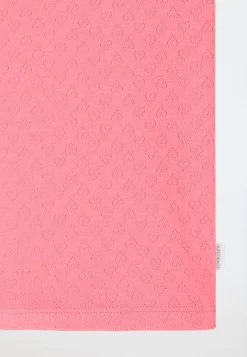 Unterhemd Herzchen pink - Ajourée