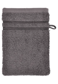 Waschlappen Milano 16x22 antrhazit - SCHIESSER Home